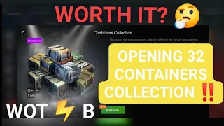 Opening Containers Collection 🎁 Worth it? 🤔 WOTB ⚡ WOTBLITZ ⚡ WORLD OF TANKS BLITZ