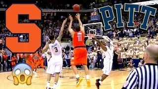 Syracuse Buzzer Beater vs. Pittsburgh (HD) 🏀 Real Time & Slow Motion Replay of the Tyler Ennis Shot