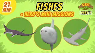 Fishes (Part 1/2) - Junior Rangers and Hero's Animals Adventure | Leo the Wildlife Ranger