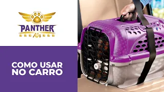 COMO USAR NO CARRO - Caixa de transporte Panther | Plast Pet
