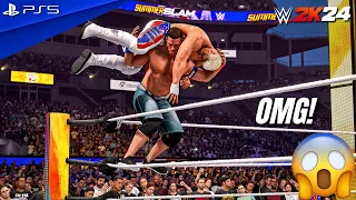 WWE 2K24 - John Cena vs. Cody Rhodes - Ambulance Match at SummerSlam | PS5™ [4K60]