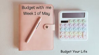 Budget With Me | Week 1 of May | Cash Budget