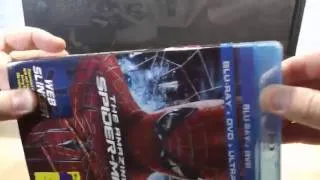 The Amazing Spider Man Blu Ray Combo Pack Unboxing!!!