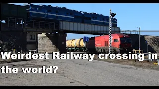 Weirdest Railway crossing ever?