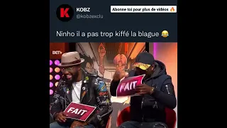 Ninho il a pas trop kiffé la blague 😂😂