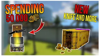 Critical Ops - Craziest case opening Spending 50 000 credits **NEW KNIFE AND ANIMATIONS **