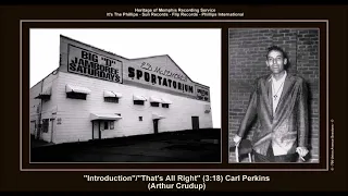 *(1956) Big D.  Jamboree ''Introduction''/''That's All Right'' Carl Perkins
