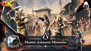 Assassin's Creed: Revelations (2011): All Master Assassin Missions - #1 - #12 | 100% Sync | 4K |