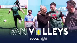 Aston Villa fans TURNED UP! 🟣⚡ | Fan Volleys