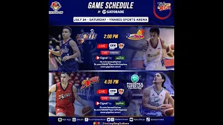 PBA SCHEDULE: July 24 2021 | PBA PHILIPPINE CUP