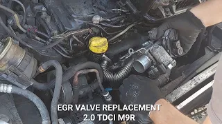 Vivaro Trafic Primastar EGR replacement on 2.0 TDCI M9R engine