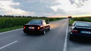 BMW E34 M50b25 Turbo 525i 700hp Launch Control + Flat Shift Exhaust Sound