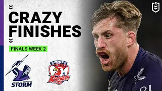 Crazy NRL Finishes | Melbourne Storm v Sydney Roosters - Finals Week 2 | 2023