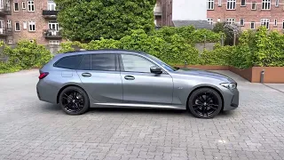 2023 BMW 330e Touring M-Sport Skyscraper Grey Walkaround