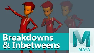 Breakdowns & Inbetweens - 3D Animation Tutorial (Maya 2019) #3d #animation #tutorial