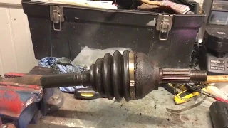 How to replace a CV boot on a drive shaft axle Ford Mondeo