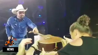 Garth Brooks Fan Gives Pick Back After 30 Years, GARTH GIVES HER HIS GUITAR IN RETURN!