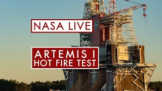 NASA'S Second Hot Fire Test For The Aryemis Moon Rocket