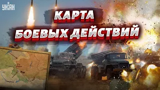 Обстреляны более 40 населенных пунктов. Карта боевых действий на 28 сентября