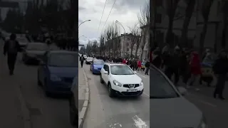 Митинг в Херсоне против оккупантов