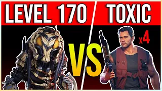 TOXIC PLAYERS vs LEVEL 170 GOLD ALPHA PREDATOR - "so much TRASH TALK!" *BEST* Predator Movie 2022