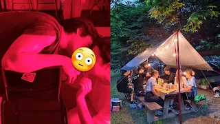 Cuando juntas a tus amigas latinas con tus amigos coreanos 😳/ Día de camping