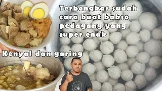 Ide bisnis kuliner membongkar cara buat bakso sapi & ayam yang kenyal garing