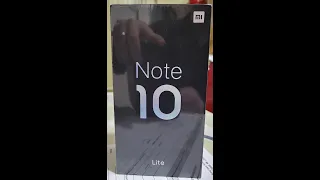 Распаковка и осмотр Xiaomi mi note 10 lite