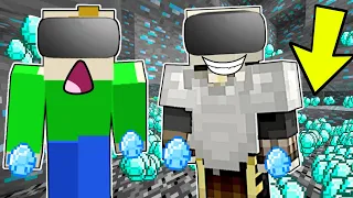 We Found EVERY DIAMOND In Minecraft VR!