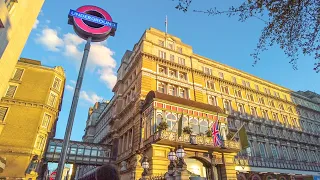 London Walk on Easter Bank Holiday 🐣 Mayfair to Covent Garden incl. Busy Oxford Street - 4K 60fps