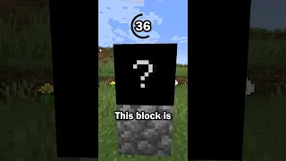 Guess the minecraft block in 60 seconds #shorts #minecraft #gaming