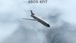 X-plane 11|727| Boston-Pittsburgh| VATSIM| KBOS-KPIT