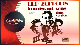 【GachiVision 2022】Led Zeppelin  -  Immigrant Song (Right version) ♂Gachi remix♂