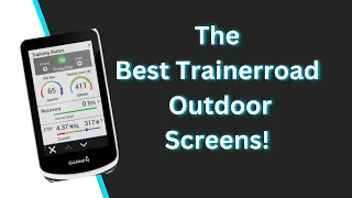 How to do Trainerroad outdoor workouts on Garmin edge.