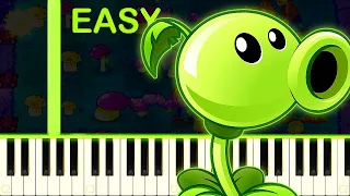 NIGHT STAGE | Plants vs Zombies - EASY Piano Tutorial