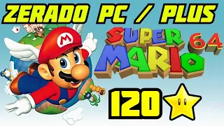 SUPER MARIO 64 PLUS - ZERADO COM 120 ESTRELAS - VERSÃO DE PC !!!