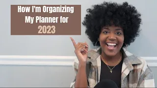 How I'm Organizing My Planner for 2023 #vlogmas2022 #planmas