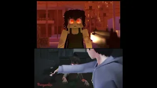 anime vs. Minecraft music video (macabre rotting girl)