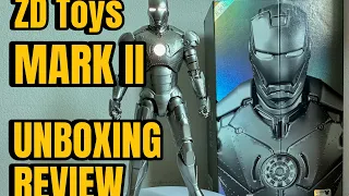 ZD Toys MARK 2 Ironman 1/10 Scale LED Version Unboxing and Review