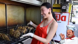 ➥Perfect chicken breast Thai street food