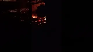 Karauli m deepawali ki din aashirvaad garden m bahut khatarnaak aag