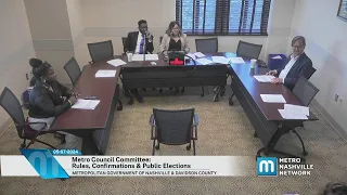 05/07/24 Council Committee: Rules, Confirmations & Public Elections