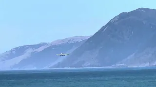 Small Plane Crash into water while coming into airport. Shelter Cove, CA