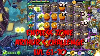 Plants vs Zombies 2 - Dark Ages | Endless Zone All Max Level Plants Test Level 61 - 70