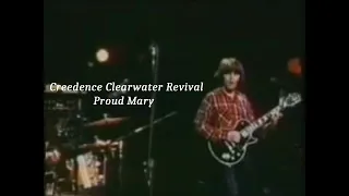 Creedence Clearwater Revival ~ Proud Mary ~ 1970 ~ Live Video, Oakland Coliseum