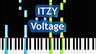 ITZY - Voltage Piano Tutorial