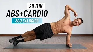 20 MIN ABS & CARDIO HIIT Workout - Sculpt Your Abs and Burn Fat