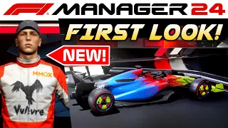 F1 Manager 24 'CREATE A TEAM' CAREER MODE First Look: Livery Editor, Racesuit Editor & Edit Sponsors