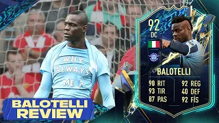 ¡SUPER MARIO ESTÁ DE REGRESO! 🤩 92 MARIO BALOTELLI FIFA 22 TOTS REVIEW