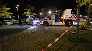 bestelwagen in beslag genomen Zwijndrecht